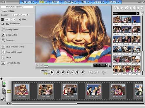 Ulead VideoStudio Screenshot